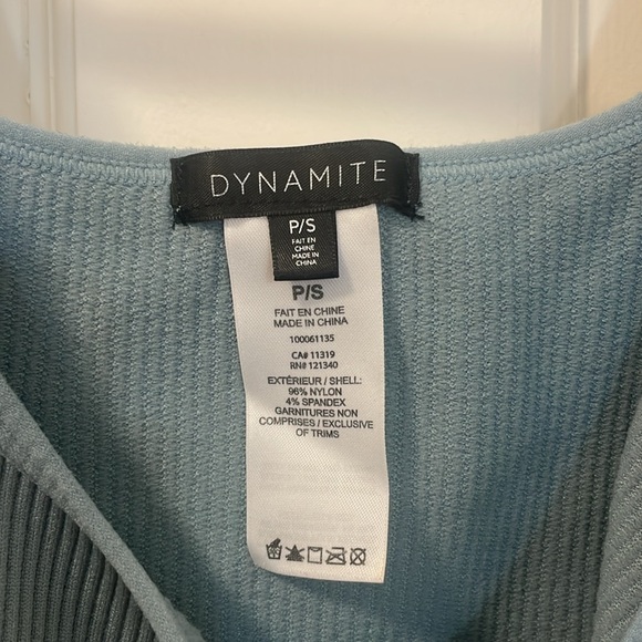 Dynamite ribbed cropped top - Picture 2 of 3